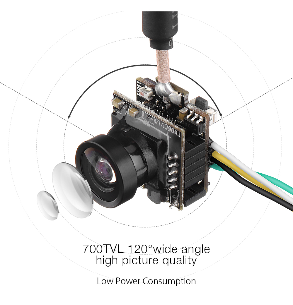 Eachine-TX06-700TVL-FOV-120-Grad-58Ghz-48CH-25mW-Smart-Audio-Mini-FPV-Kamera-mit-Pitmode-AIO-Transmi-1413572-2