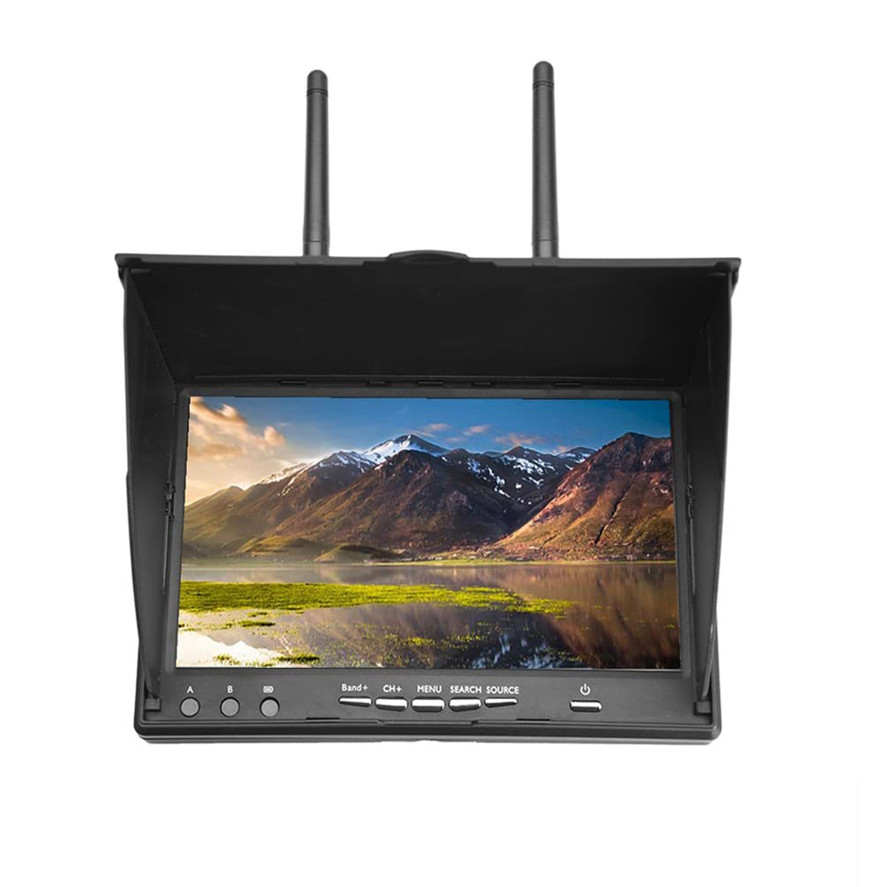 FPV-Monitor-LST-LT5802S-58G-40CH-800480-7-Zoll-mit-Dual-Receiver-Akku-und-Antennen-fuumlr-RC-Drohnen-2009188-2