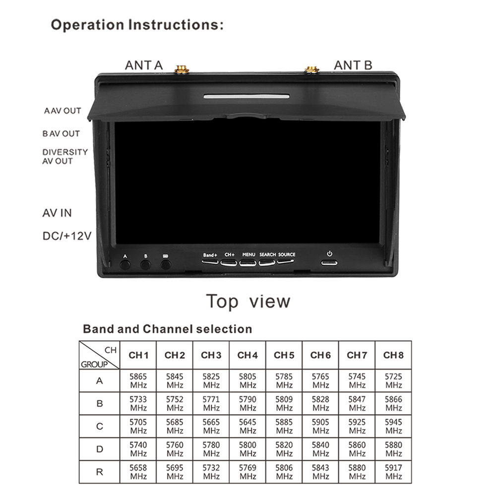 FPV-Monitor-LST-LT5802S-58G-40CH-800480-7-Zoll-mit-Dual-Receiver-Akku-und-Antennen-fuumlr-RC-Drohnen-2009188-3