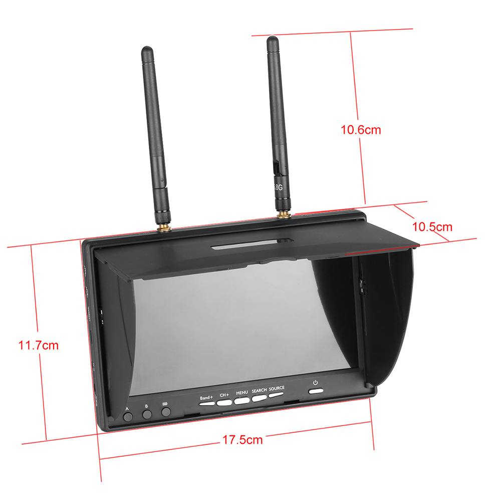 FPV-Monitor-LST-LT5802S-58G-40CH-800480-7-Zoll-mit-Dual-Receiver-Akku-und-Antennen-fuumlr-RC-Drohnen-2009188-4