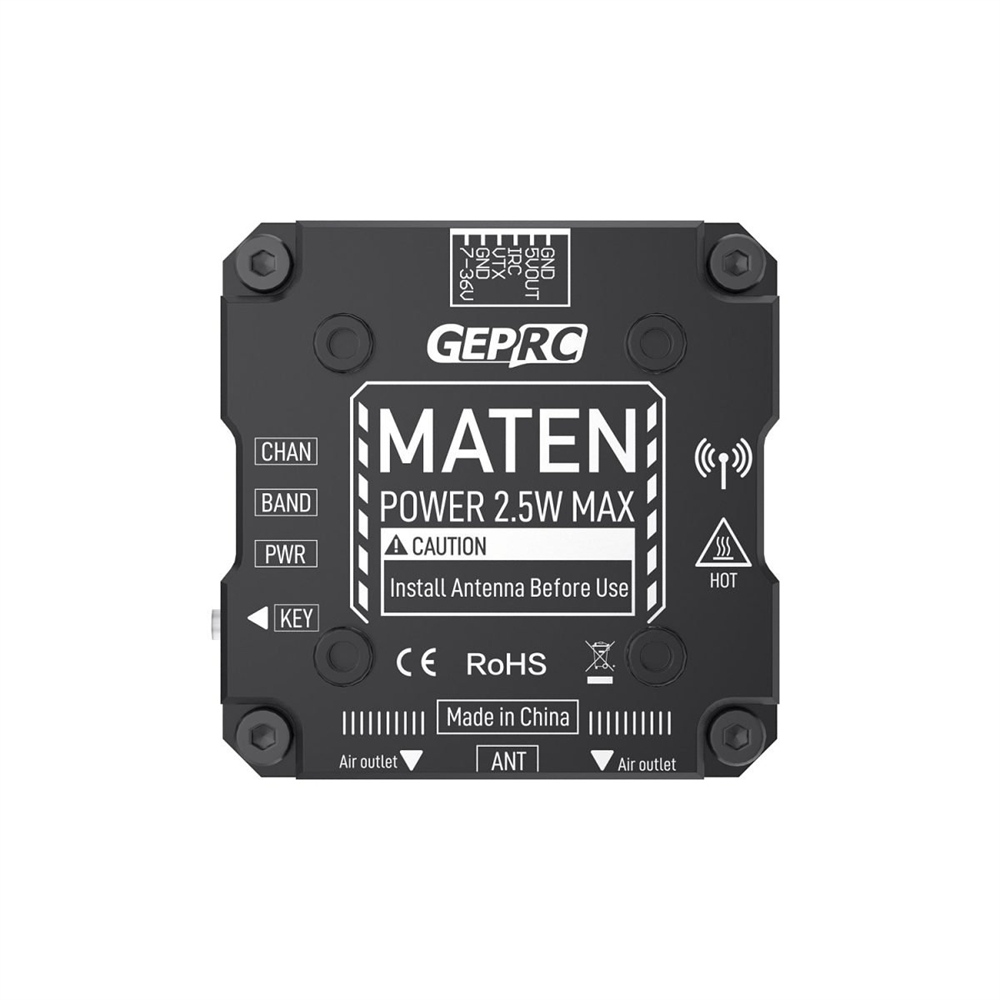 GEPRC-MATEN-58G-48CH-Pit25mW200mW600mW1600mW2500mW-25W-VTX-PRO-Eingebauter-Microphone-MMCX-FPV-Sende-2003825-8