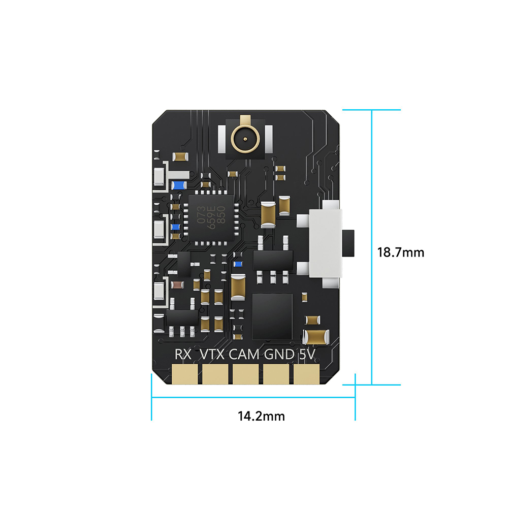 GEPRC-RAD-Tiny-58-GHz-48CH-Pit25mW200mW400mW-VTX-UFL-11g-FPV-Sender-fuumlr-RC-Drohne-2002708-2