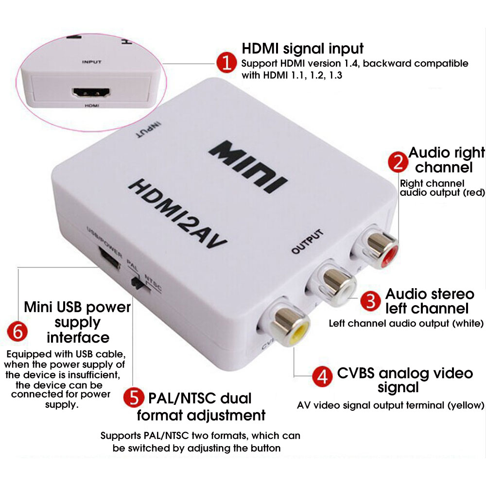 HDMI-zu-AV-MINI-Konvertermodul-fuumlr-FPV-Brillenmonitor-Kamera-DIY-Teile-Camcorder-2002632-4