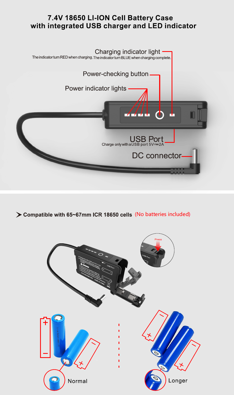 Jedes-74V-18650-Li-Ion-Zellenbatteriegehaumluse-DC-55mmx21mm-mit-integriertem-USB-Ladegeraumlt-fuuml-1697187-3