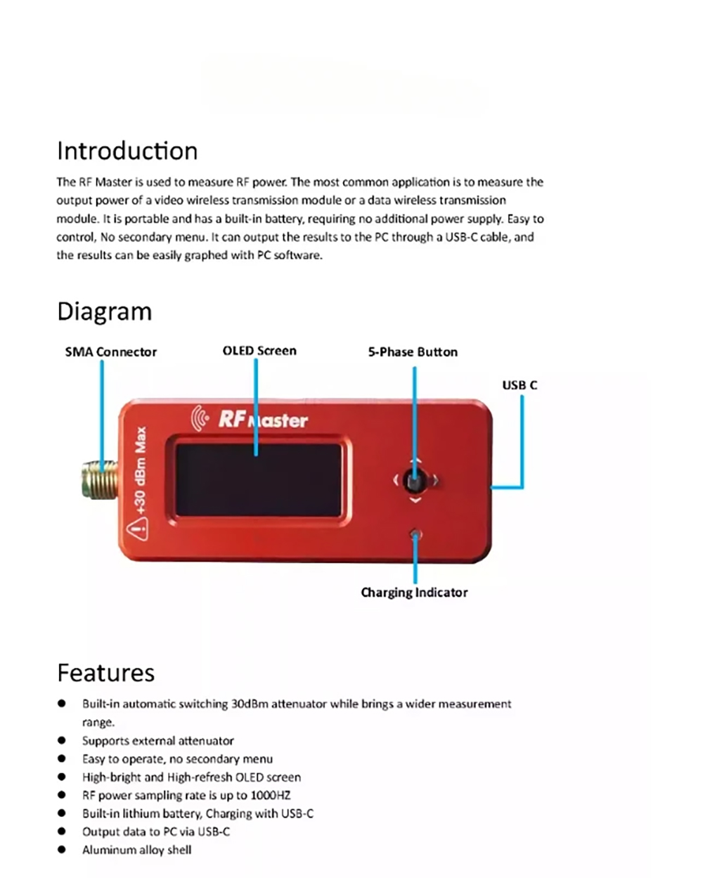 NEUER-BEE-FLY-RC-RF-Immersion-Leistungsmesser-V2-FPV-Sender-Leistungspruumlfer-Multifunktionaler-Fre-2019284-2