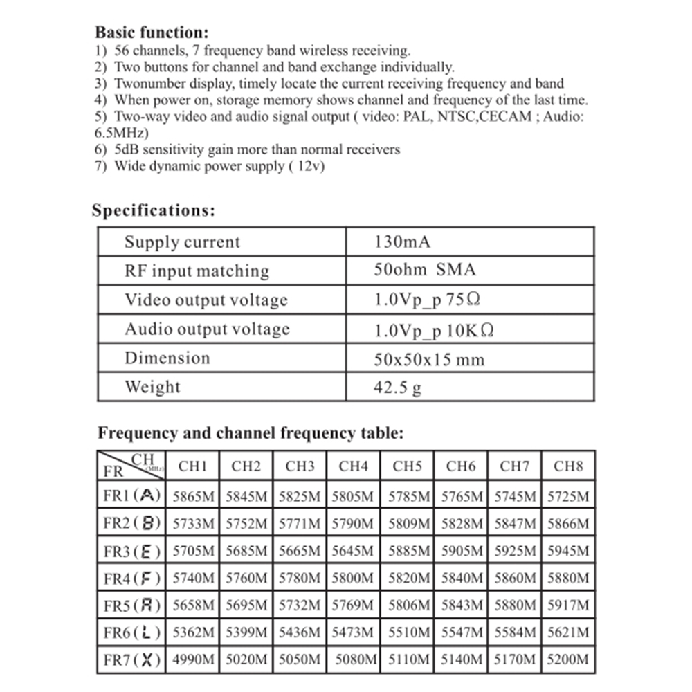 SJ-RC832Mini-49G-58G-56CH-5dB-Hochsensibler-Empfaumlnger-2014244-8