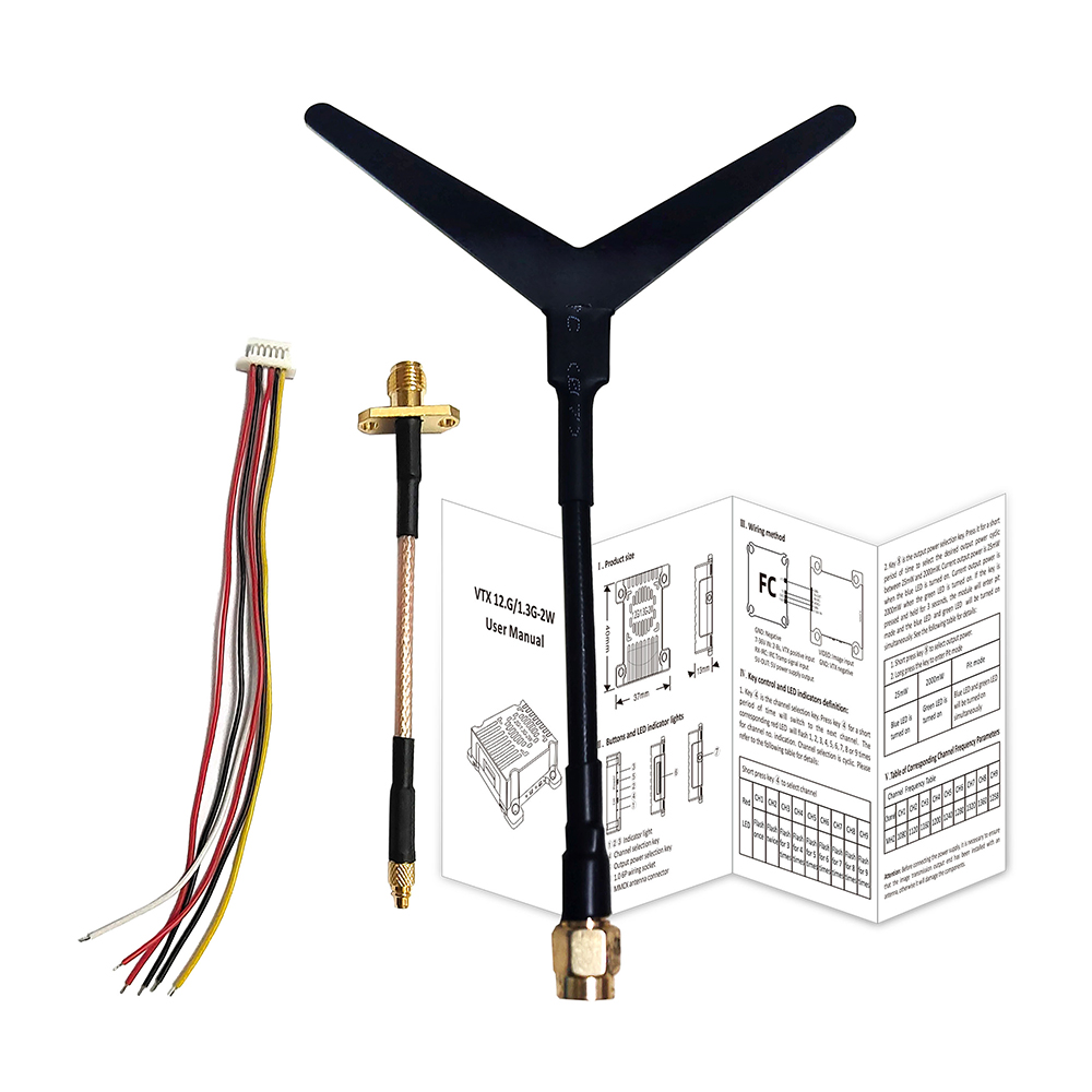 SJ-Wireless-12G13G-2W-VTX-PIT25mW800mW2000mW-DC7-36V-FPV-Sender-MMCX-fuumlr-lange-Reichweite-RC-Droh-2014242-7