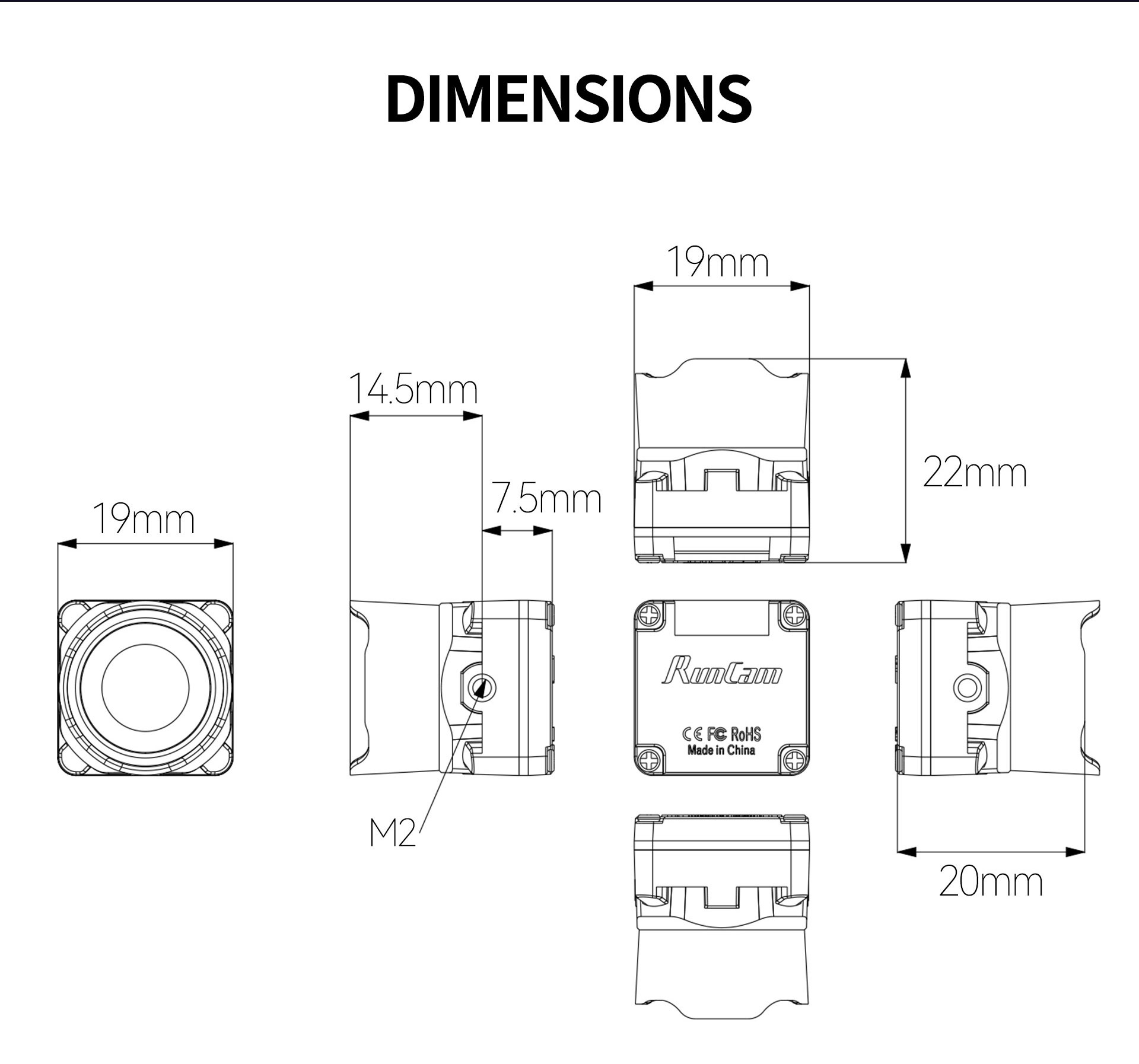 Staubdichte-RunCam-2-Special-Edition-12quot-COM-1000TVL-Tages--und-Nachtkamera-1978404-3