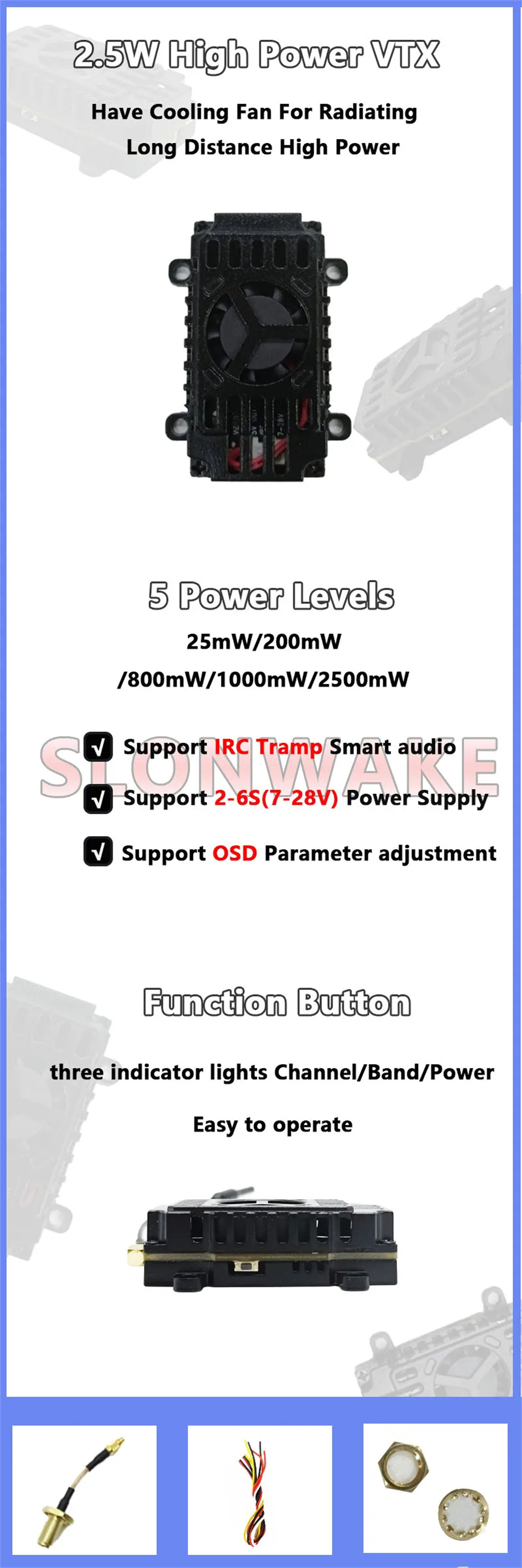 TX665-58GHz-48CH-2-6S-25W-48CH-25mW200mW800mW1000mW2500mW-VTX-Video-Transmitter-fuumlr-Langstrecken--2023341-8