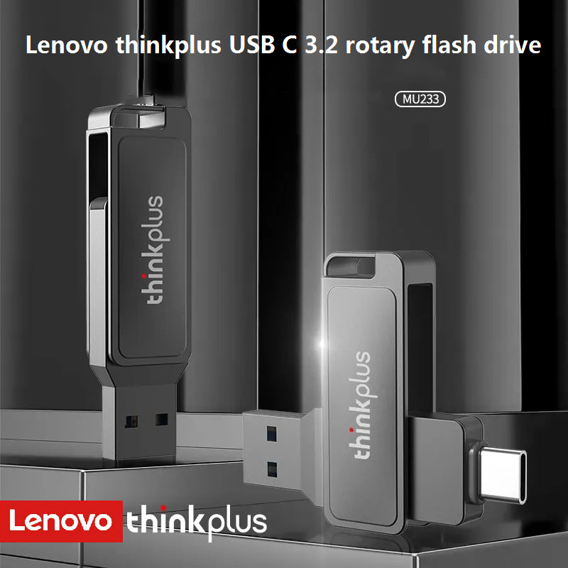 Lenovo-Thinkplus-MU233-USB32-Flash-Laufwerk-mit-hoher-Geschwindigkeit-Dual-Interface-Kapazitaumlt-vo-2005463-2