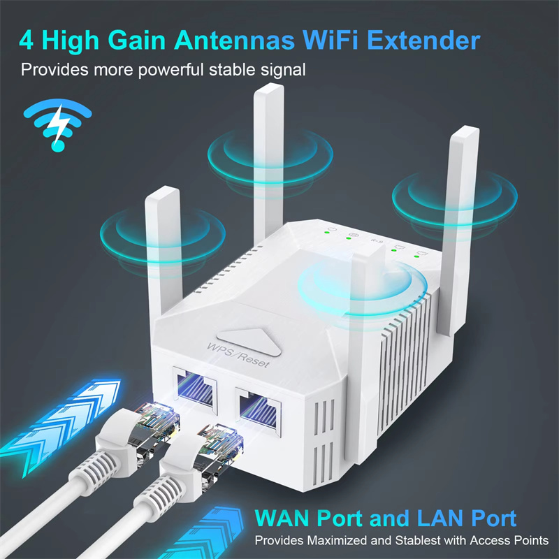 1200Mbps-WLAN-Repeater-Wifi-Verstaumlrker-Dual-Band-24G5GHz-4-Antennen-Netzwerk-Verstaumlrker-Repeat-2022357-7