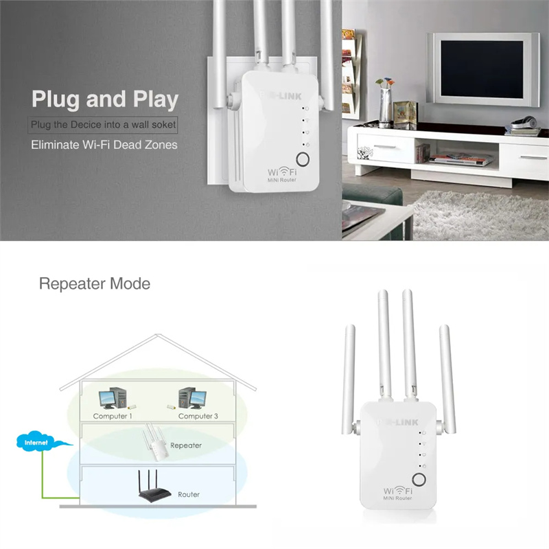 300Mbps-1200Mbps-Wireless-WiFi-Repeater-Wifi-Signal-Booster-24G--5G-Dualband-WiFi-Extender-80211ac-G-2003963-12