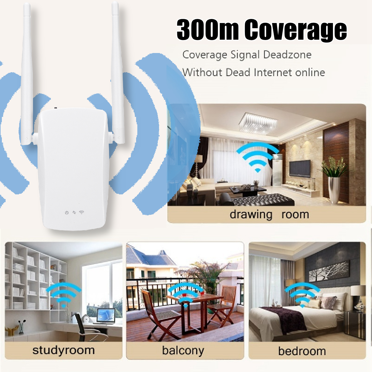 300Mbps-24G-Wireless-WIFI-Repeater-AP-Router-mit-Doppeltantennen-Signalverstaumlrker-Extender-1939053-5