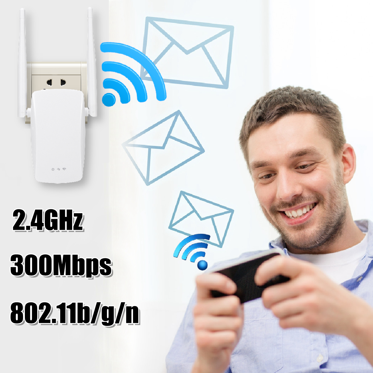 300Mbps-24G-Wireless-WIFI-Repeater-AP-Router-mit-Doppeltantennen-Signalverstaumlrker-Extender-1939053-7