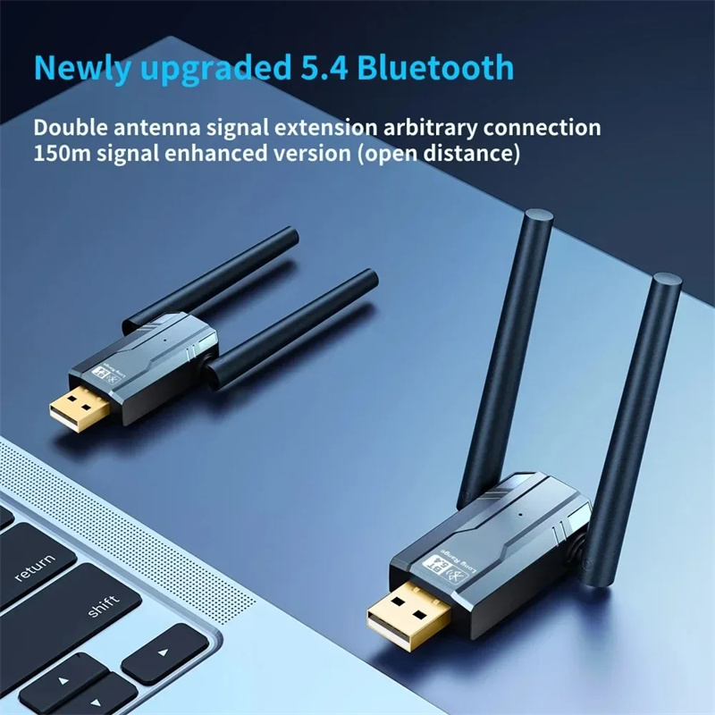 Bluetooth-54-USB-Adapter-mit-150M-Dualantenne-fuumlr-drahtlose-Maus-Tastatur-Musik-Audio-Empfaumlnge-2015173-1