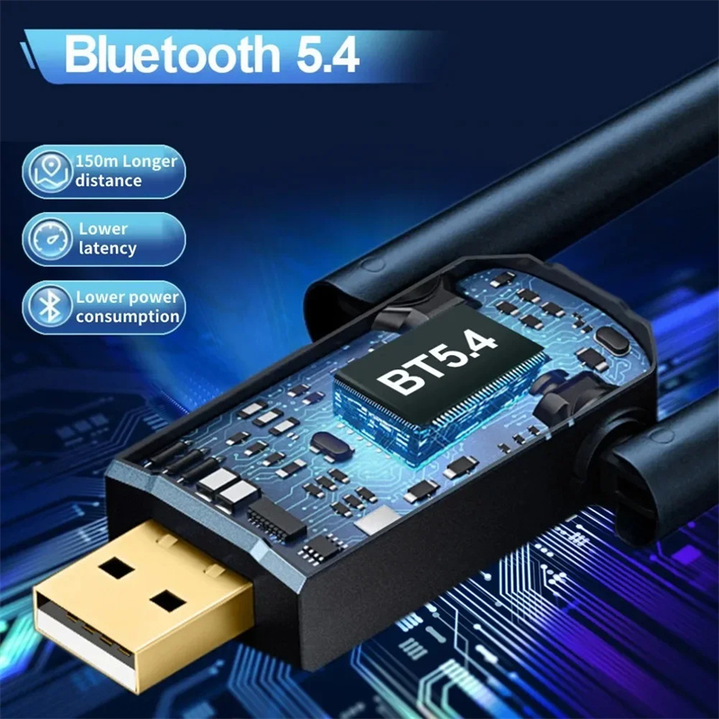 Bluetooth-54-USB-Adapter-mit-150M-Dualantenne-fuumlr-drahtlose-Maus-Tastatur-Musik-Audio-Empfaumlnge-2015173-2