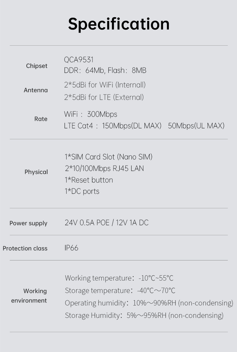 PLERY-R724-300Mbps-Auszligen-4G-Router-mit-45dBi-Antenne-IP66-Wasserdicht-Unterstuumltzung-fuumlr-Na-2020625-18