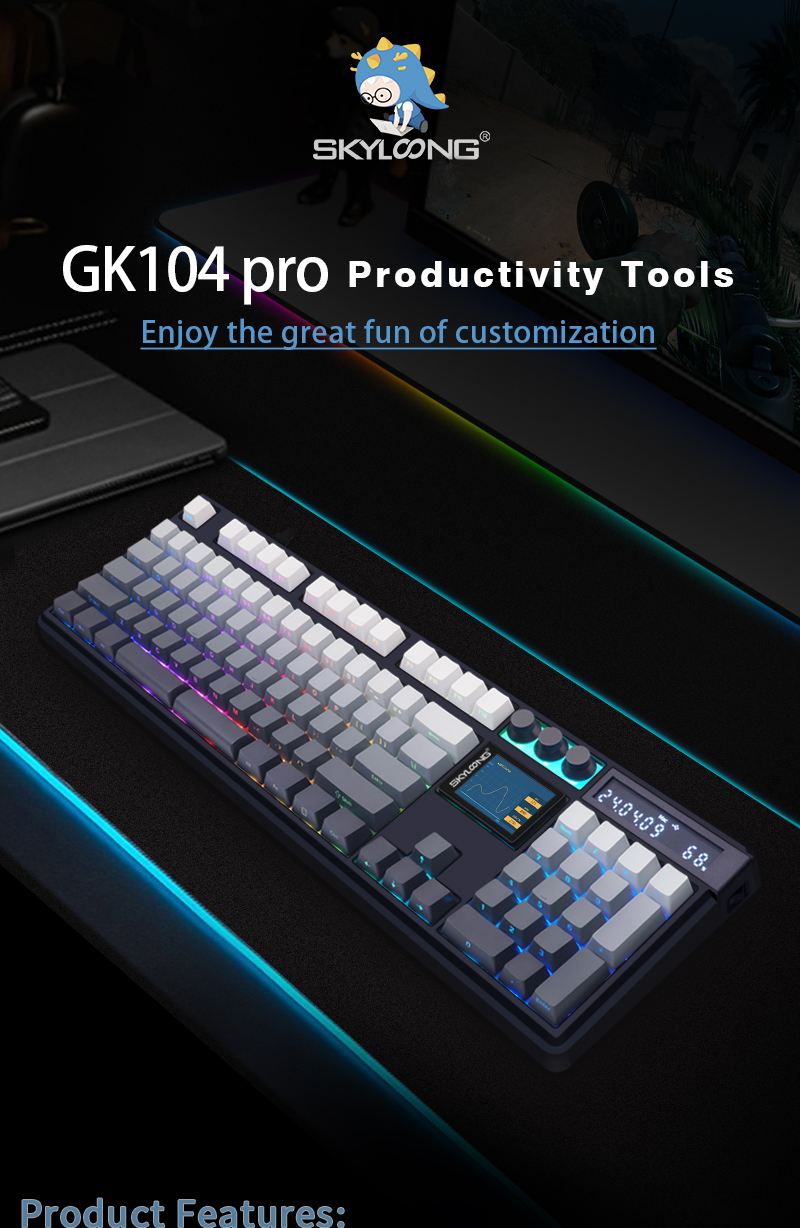 SKYLOONG-GK104-Pro-Tri-Mode-Mechanische-Tastatur-mit-Dual-Screen-Display-3-Knoumlpfen-fuumlr-den-Hot-2017843-1