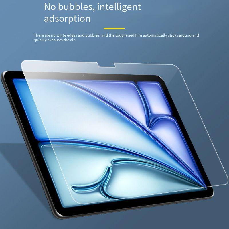 9H-Haumlrte-gehaumlrtetes-Glas-Bildschirmschutzfolie-fuumlr-iPad-Pro-13-11-HD-Clear-Anti-Fingerprint-2015808-4