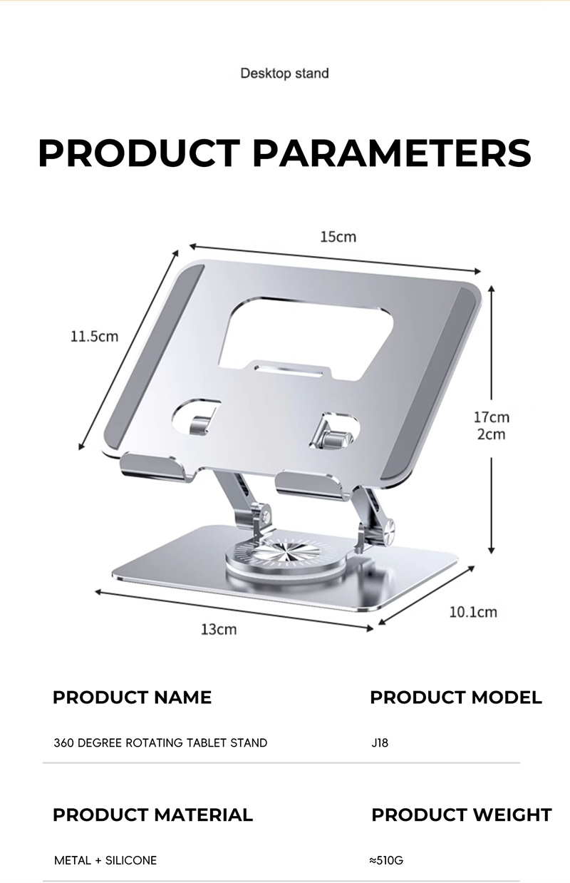 J18-Metall-Tablet-Staumlnder-Halter-fuumlr-iPad-Pro-fuumlr-iPad-Tablet-Staumlnder-Verstellbarer-Falt-2004039-8